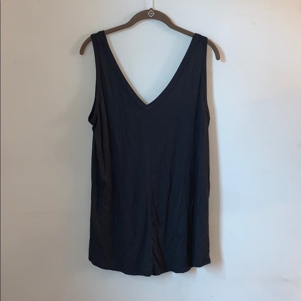 Dark grey tank top